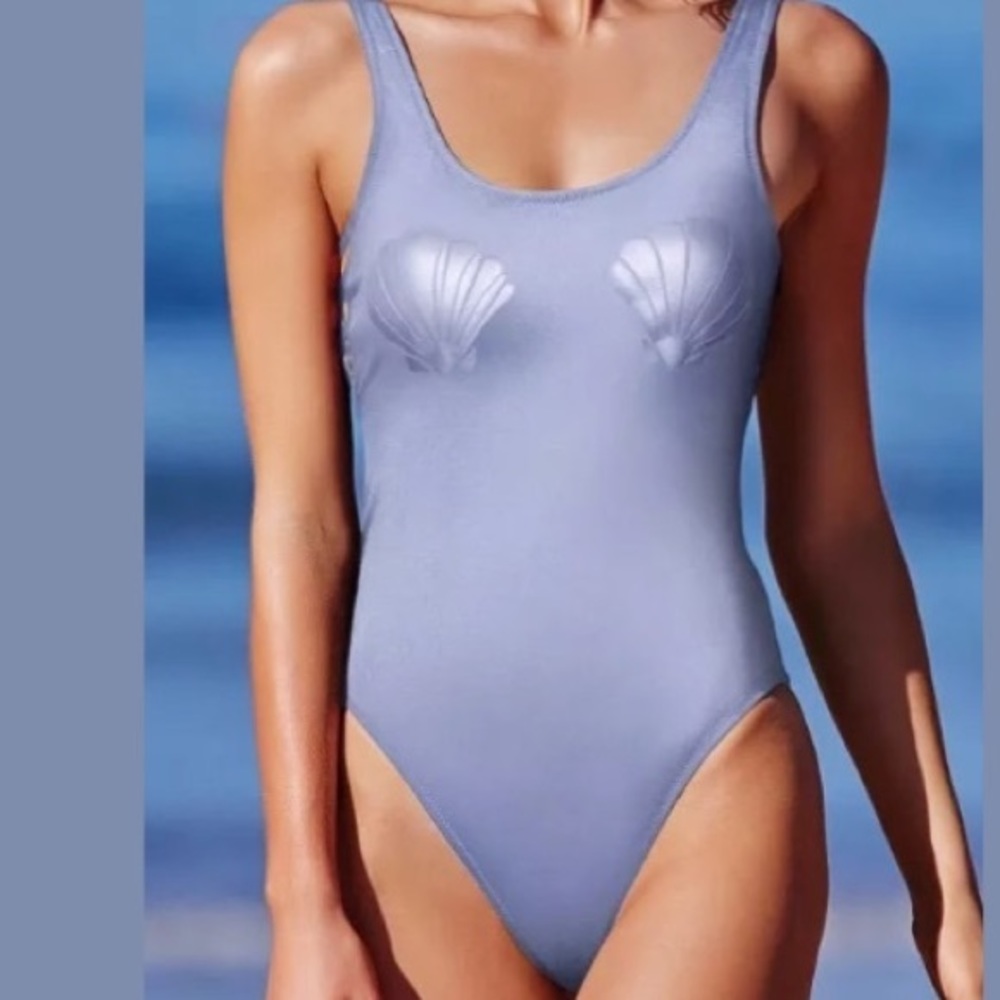 Victoria's Secret PINK Sea Shell Backless One-piece Swimsuit